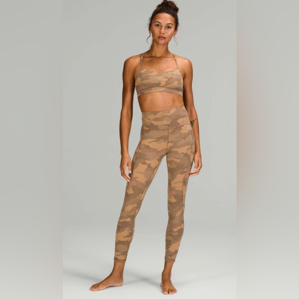 Lululemon Align High Rise Legging in Beige Camo